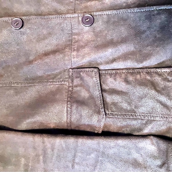 Men's Brown Leather Jacket - Picture 3 of 6